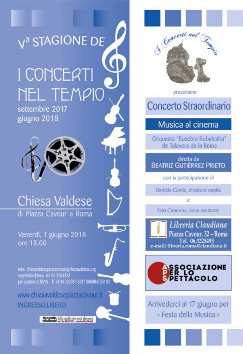 Concerto straordinario Musica al cinema con Orquesta Eusebio Rubalcaba